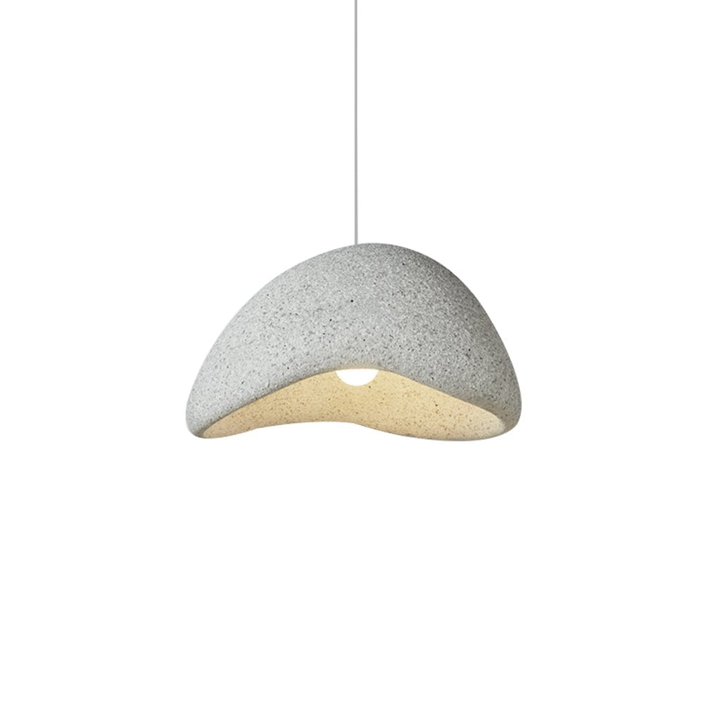 WabiFleck | Handgefertigte Pendelleuchte im japanischen Wabi-Sabi-Stil – Dimmbar