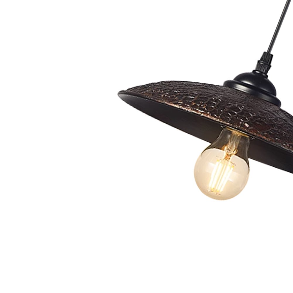 Bronzora | Vintage Kegel Wabi-Sabi Pendelleuchte