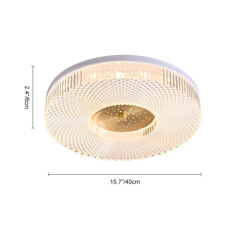 PureCryl | LED-Deckenleuchte – Weißes Acryl-Design, Flush-Mount, dimmbar 3000K–6000K, UL/CE