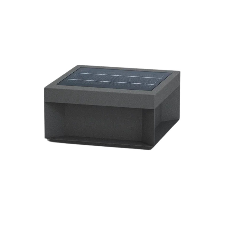 SolaraEdge | Moderne Solar Außenlampe aus Edelstahl mit IP55 Schutz für Garten & Terrasse