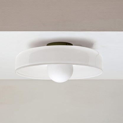 LumoCirca | Runde LED-Deckenleuchte – Minimalistische Glaslampe, Modernes Design, Energieeffizient