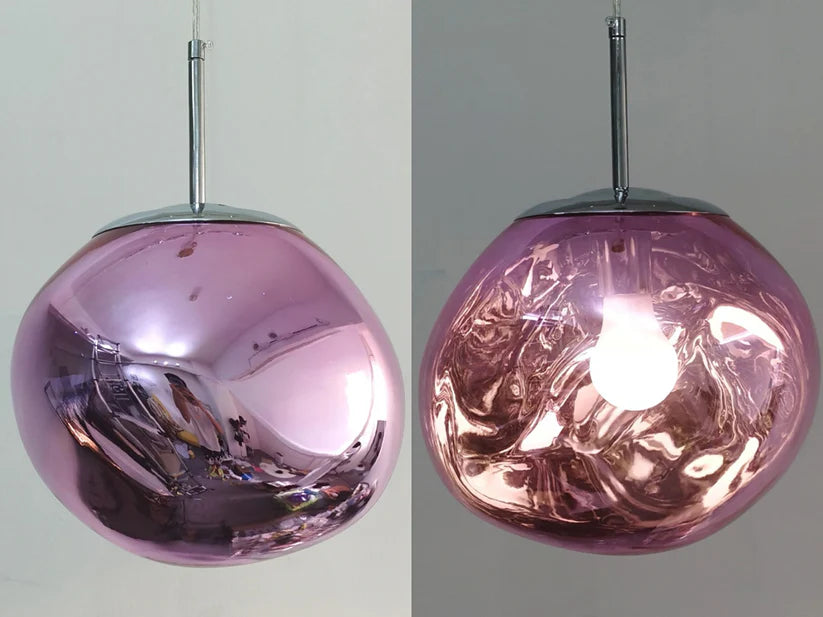 ÉléganceLumineuse – Moderne Glas-Deckenlampe für die Küche