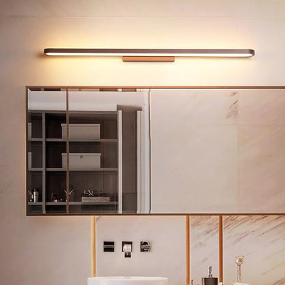 LichtFlair | Moderne Lineare Wandleuchte - Schlafzimmer/Badezimmer Metall