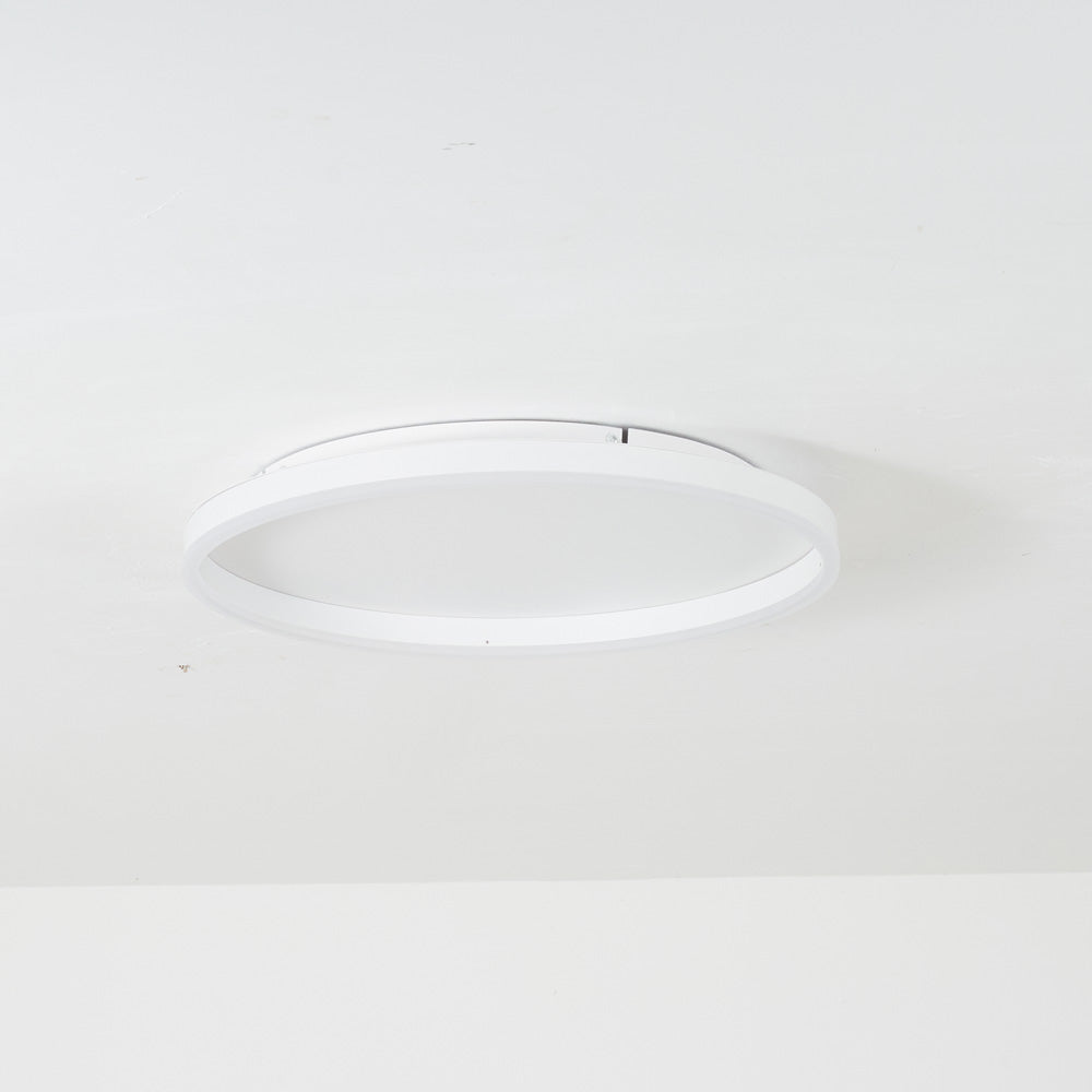 LumiRing | LED-Deckenleuchte – Moderne Runde Lampe in Schwarz & Gold, Dimmbar, Metall-Design für Wohnzimmer & Schlafzimmer, Elegante Innenbeleuchtung