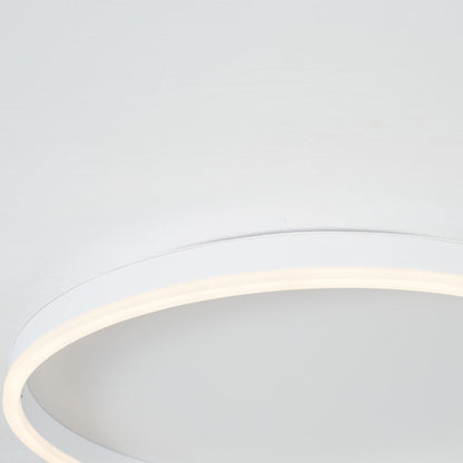 EclipseAura | Moderne LED-Deckenleuchte – Dimmbares, Ring-Design aus Metall in Schwarz/Weiß/Gold für Wohnzimmer & Schlafzimmer