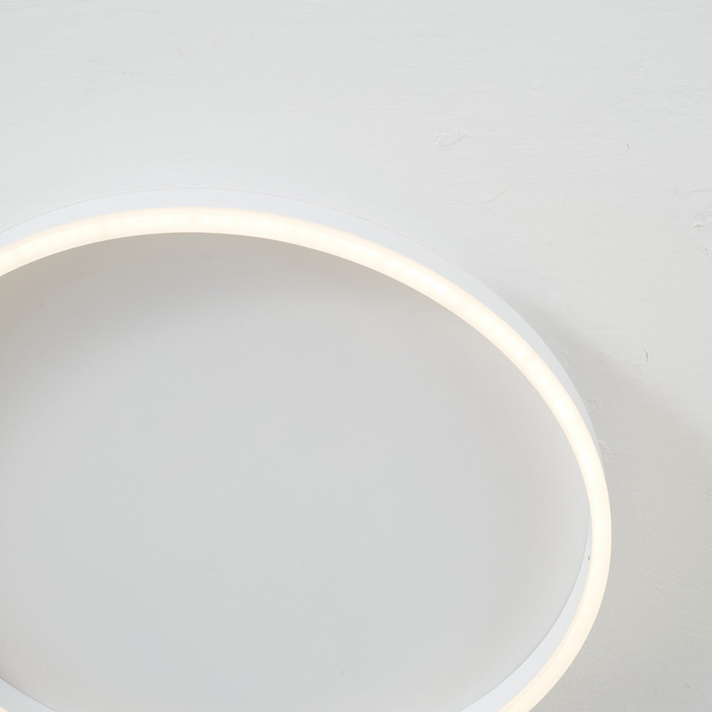 LumiRing | LED-Deckenleuchte – Moderne Runde Lampe in Schwarz & Gold, Dimmbar, Metall-Design für Wohnzimmer & Schlafzimmer, Elegante Innenbeleuchtung