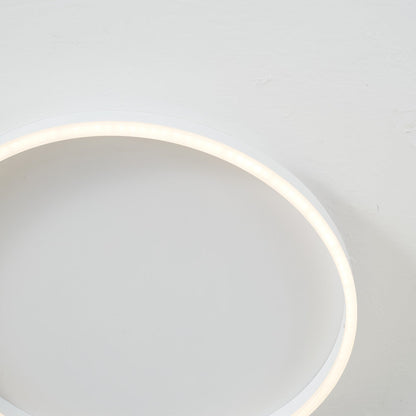 LumiRing | LED-Deckenleuchte – Moderne Runde Lampe in Schwarz & Gold, Dimmbar, Metall-Design für Wohnzimmer & Schlafzimmer, Elegante Innenbeleuchtung