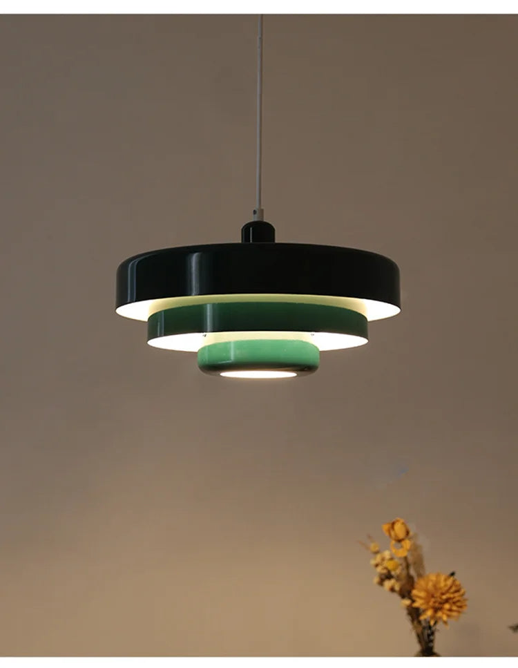 HaloLight | Norwegische LED-Hängelampe – Dimm- & Höhenverstellbare, Metall, Ø35 cm