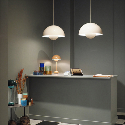 AuroraLicht V8 | LED-Hängelampe – Moderne Minimalistische Pendelleuchte, Größen D23/D40 cm