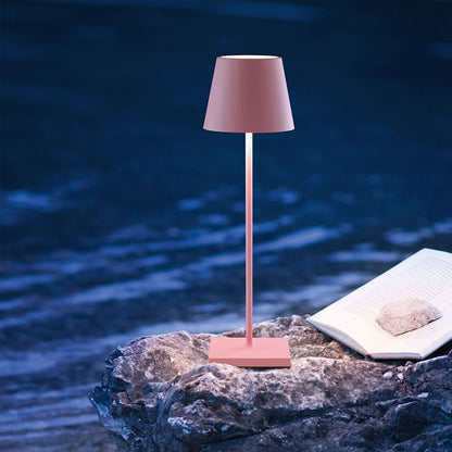 LumiTouch | Dimmbare Tischlampe – Kabellose Touch-LED mit USB-C Aufladung, 24h Akkulaufzeit