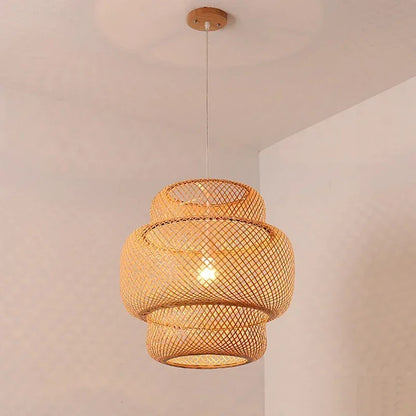 Rattano | Pendelleuchte aus handgefertigtem Bambus – Naturdesign