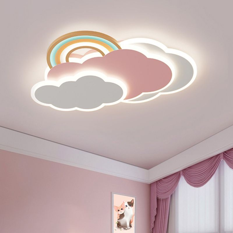 CloudLicht | LED Deckenleuchte - Moderne Wolkenform für Kinderzimmer