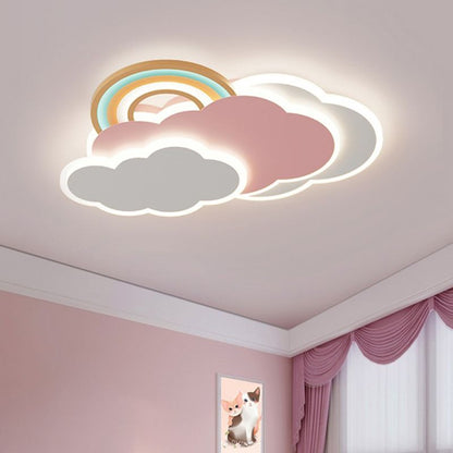 CloudLicht | LED Deckenleuchte - Moderne Wolkenform für Kinderzimmer