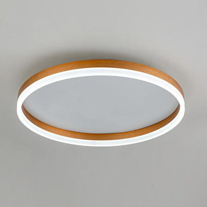 EclipseAura | Moderne LED-Deckenleuchte – Dimmbares, Ring-Design aus Metall in Schwarz/Weiß/Gold für Wohnzimmer & Schlafzimmer