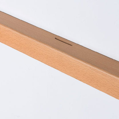 Modern Linear LED Wandleuchte Ozumi – 1/2-flammig Holz & Acryl für Spiegel- und Wohnbereich