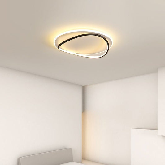 LumaPure | LED Deckenleuchte Dimmbar Ring Schwarz Ess/Wohn/Schlafzimmer