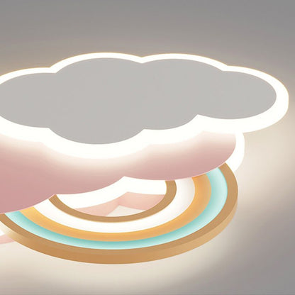 CloudLicht | LED Deckenleuchte - Moderne Wolkenform für Kinderzimmer