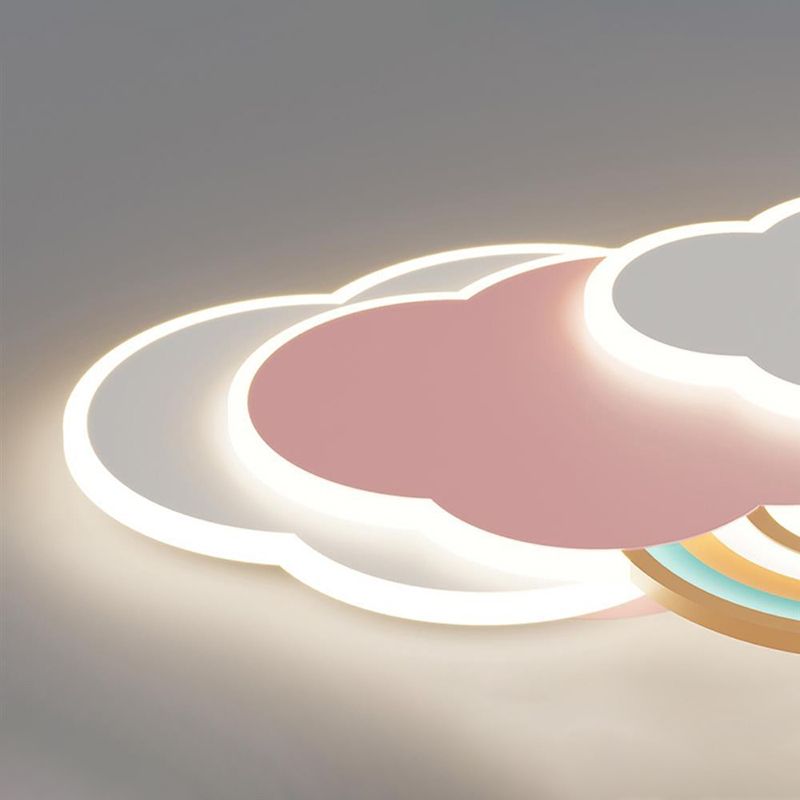 CloudLicht | LED Deckenleuchte - Moderne Wolkenform für Kinderzimmer