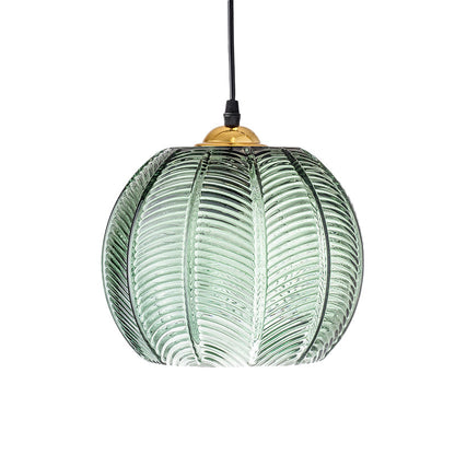 Oudy Vintage Grün-Glas Hängelampe