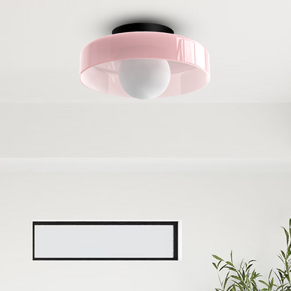 LumoCirca | Runde LED-Deckenleuchte – Minimalistische Glaslampe, Modernes Design, Energieeffizient