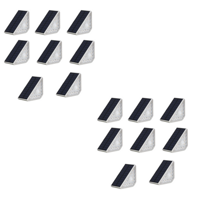 TreppenLicht Eco | Nachhaltige Solarstufenlichter mit wetterfestem Design - 8er/16er/24er Pack