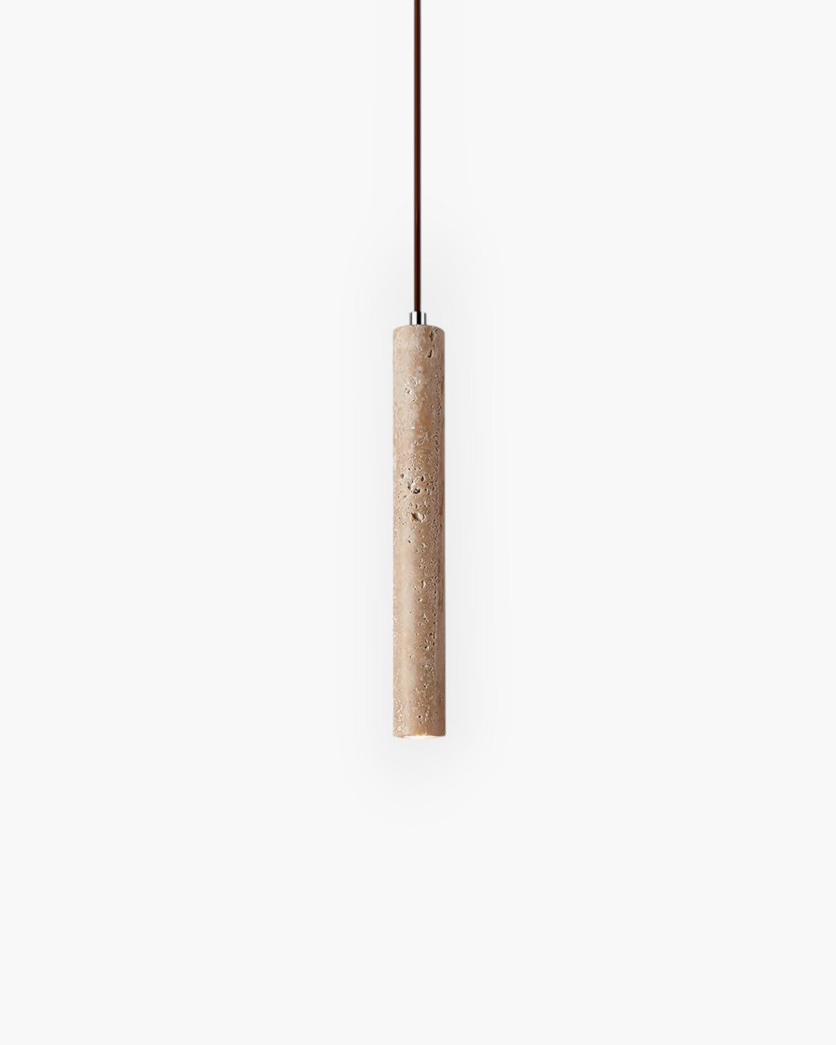 TravertSäule | Pendelleuchte – Minimalistische Eleganz aus Naturstein
