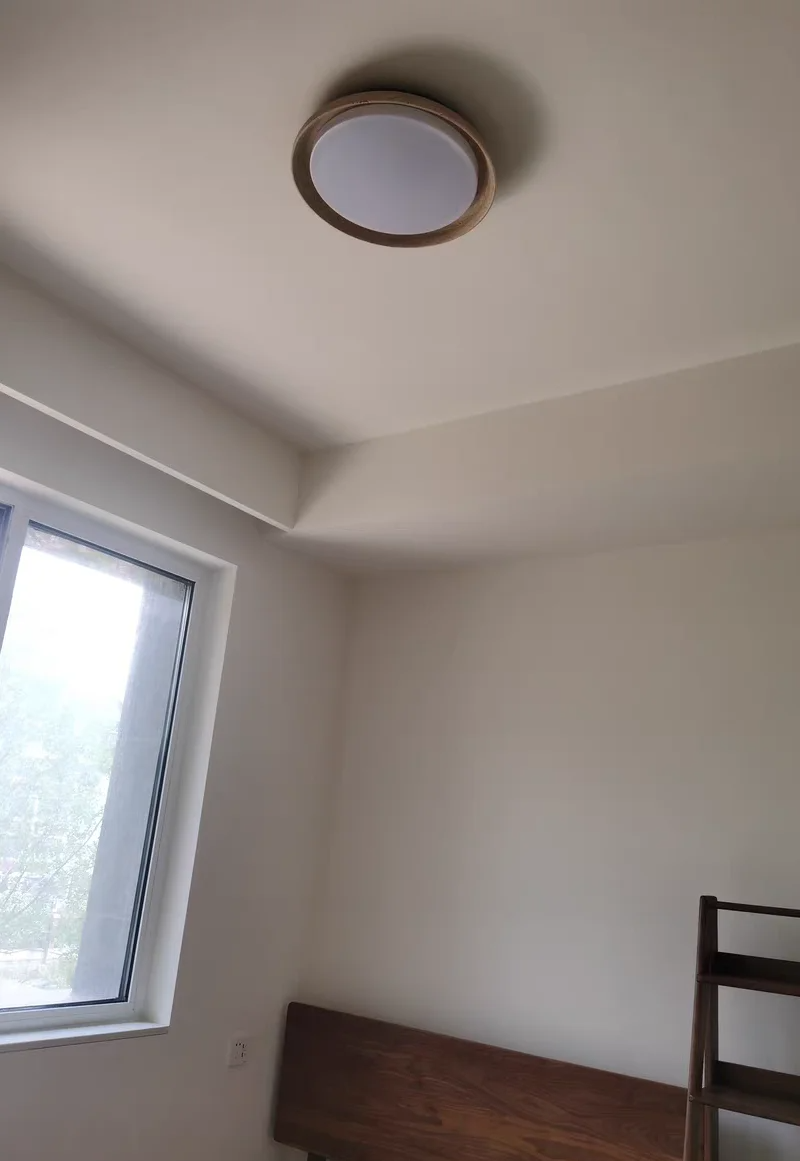 Solvessa | Moderne LED Deckenleuchte aus Acryl und Travertin für Schlafzimmer und Wohnbereich (4W)