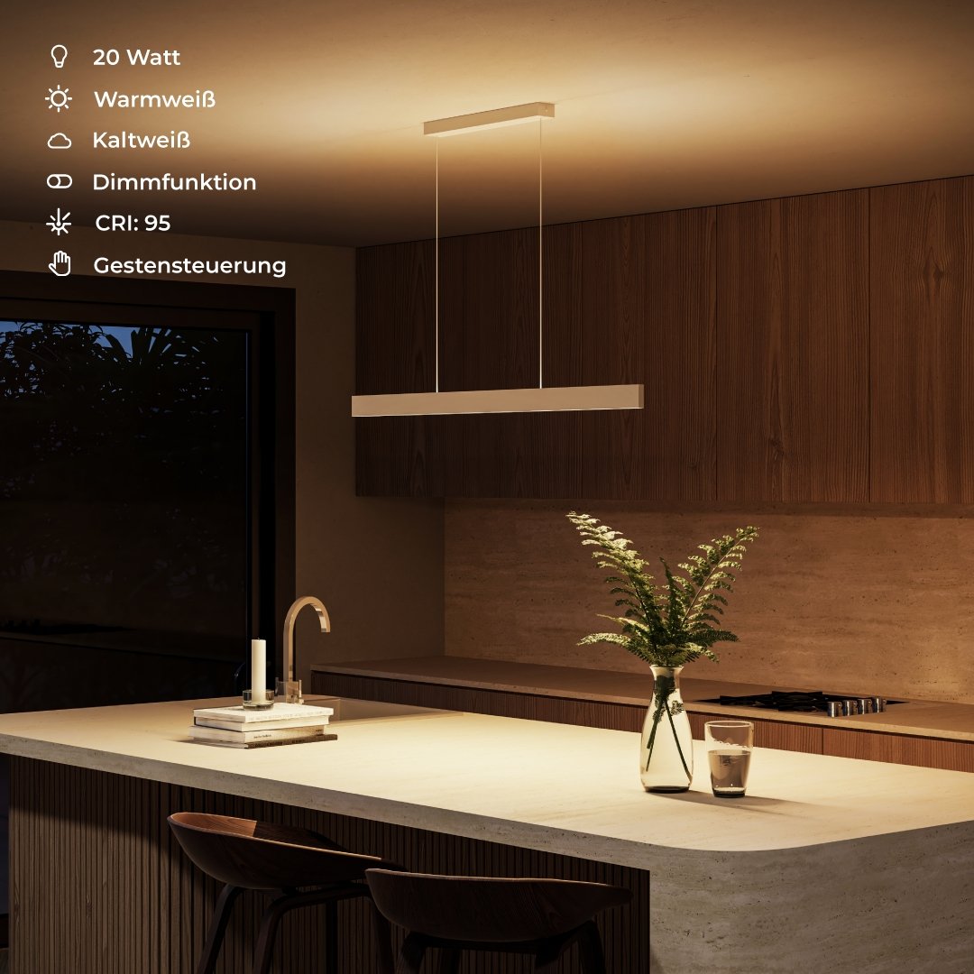 AURORAS | Moderne LED-Hängeleuchte für ein stilvolles Ambiente