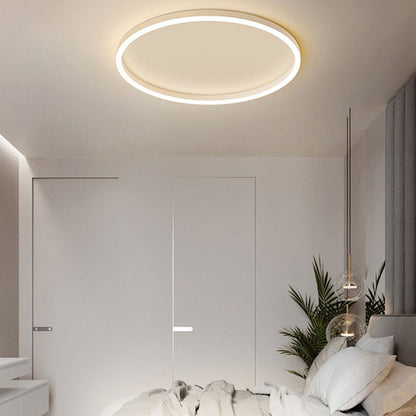 EclipseAura | Moderne LED-Deckenleuchte – Dimmbares, Ring-Design aus Metall in Schwarz/Weiß/Gold für Wohnzimmer & Schlafzimmer