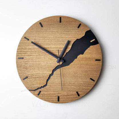 HolzLuxus Stilvolle und Elegante Wanduhr