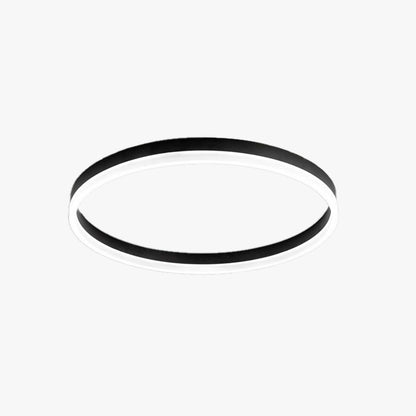 EclipseAura | Moderne LED-Deckenleuchte – Dimmbares, Ring-Design aus Metall in Schwarz/Weiß/Gold für Wohnzimmer & Schlafzimmer