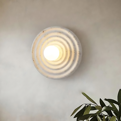 Wandapplikation im Wabi-Sabi-Stil – Harmonie der Unvollkommenheit