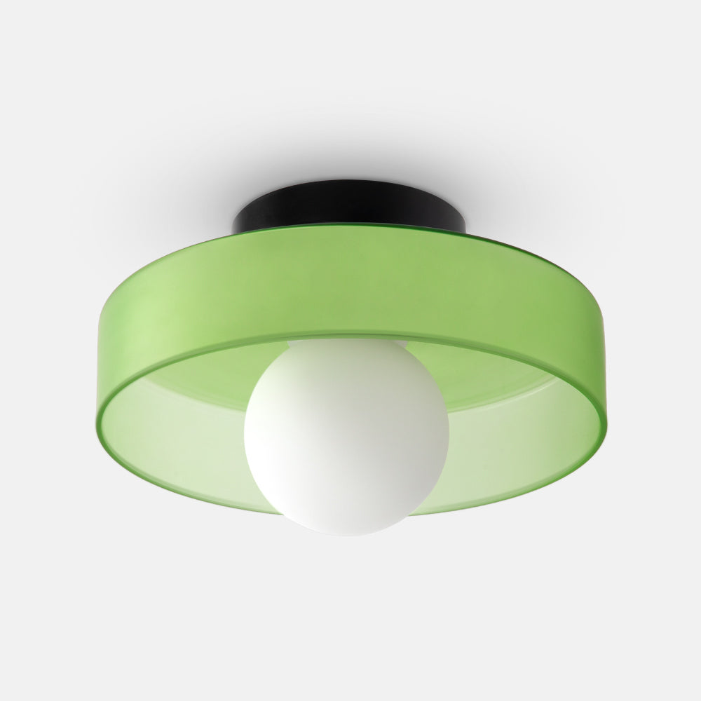 LumoCirca | Runde LED-Deckenleuchte – Minimalistische Glaslampe, Modernes Design, Energieeffizient