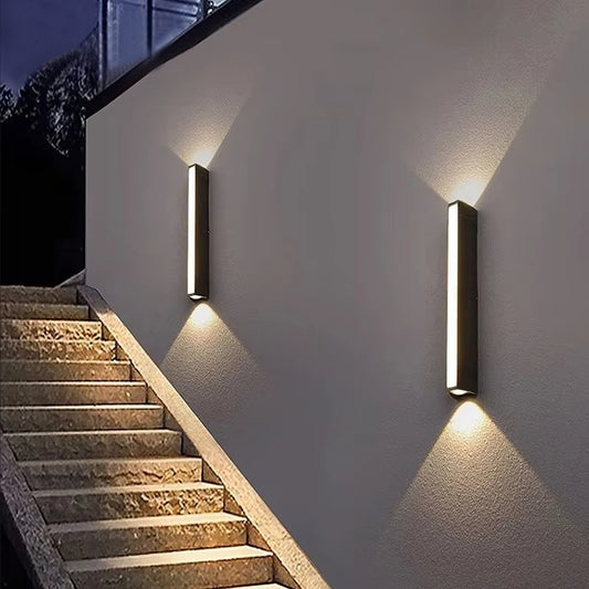 Alessio | Wandleuchte Außen – Wasserdichtes LED Design in Schwarz