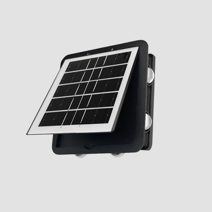 SensoLuma | Intelligente Solarwandleuchte mit Dämmerungssensor und warmem Licht