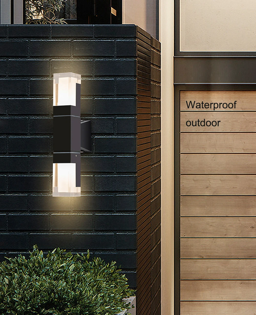 LumoGraph | Aluminium LED Außenwandleuchte Schwarz | Wetterfest & Energiesparend