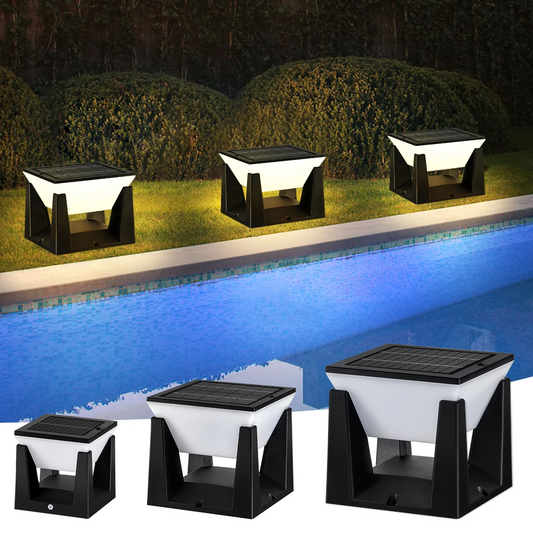 SolaroGlow | Solar Außenleuchte mit IP65 Schutz & Sensor aus Edelstahl für Garten & Wege