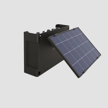 SensoLuma | Intelligente Solarwandleuchte mit Dämmerungssensor und warmem Licht