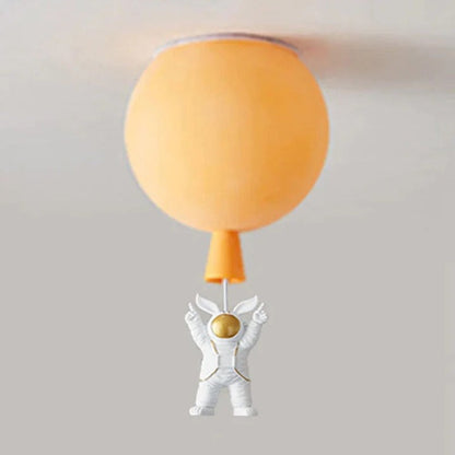 Gagarin | Astronauten-Ballon LED Deckenleuchte – 8 Farben, Fantasievolles Design für Kinderzimmer