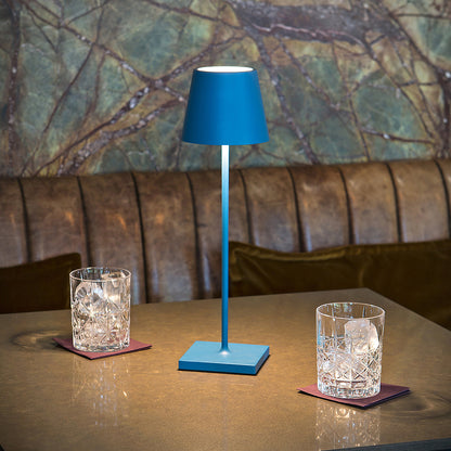 LumiTouch | Dimmbare Tischlampe – Kabellose Touch-LED mit USB-C Aufladung, 24h Akkulaufzeit