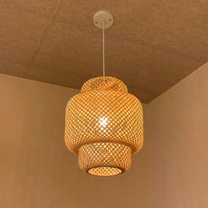 Rattano | Pendelleuchte aus handgefertigtem Bambus – Naturdesign