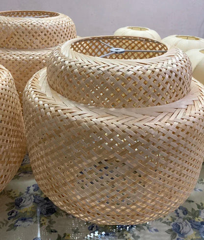 Rattano | Pendelleuchte aus handgefertigtem Bambus – Naturdesign