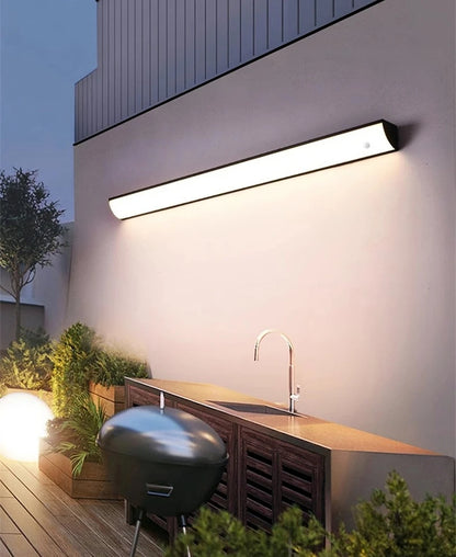 Lana | Gartenleuchte – Wetterfester LED-Außenstrahler im Modernen Design, Warmweißes Licht, Mit Bewegungssensor, Für Garten, Terrasse & Hof, In Größen 60/90 cm Erhältlich