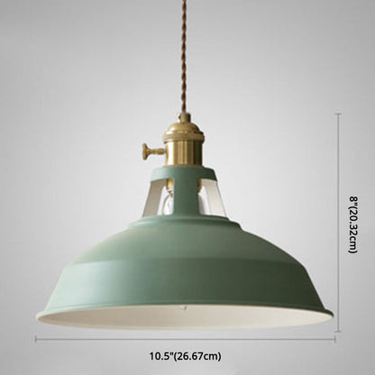 RetroLume Nr1 | Industrielle Hängeleuchte – Metall-Pendelleuchte im Vintage-Design, Anpassbare Kettenlänge