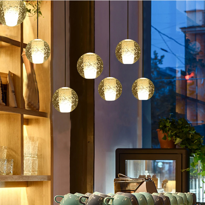Cristallo | Pendelleuchte – Verstellbar mit Kristallglas für Esszimmer