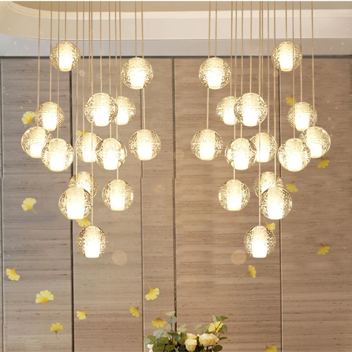 Cristallo | Pendelleuchte – Verstellbar mit Kristallglas für Esszimmer