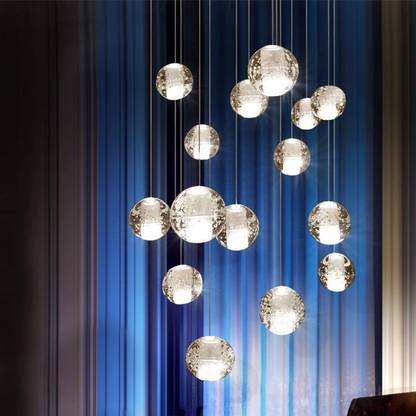 Cristallo | Pendelleuchte – Verstellbar mit Kristallglas für Esszimmer