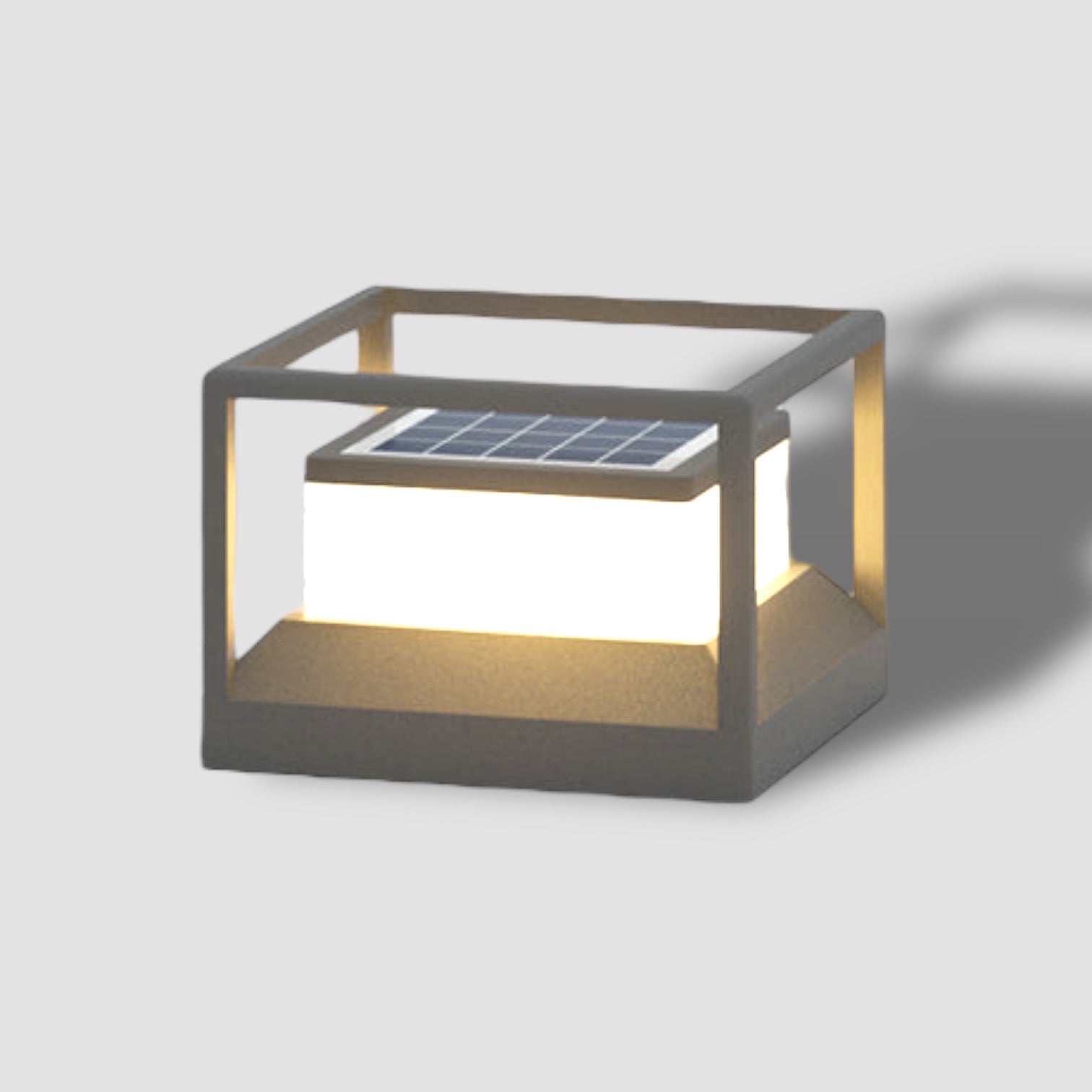 Solar Wandleuchte Schwarz mit IP65 Schutz – Edelstahl und Aluminium, 20 cm Durchmesser-2