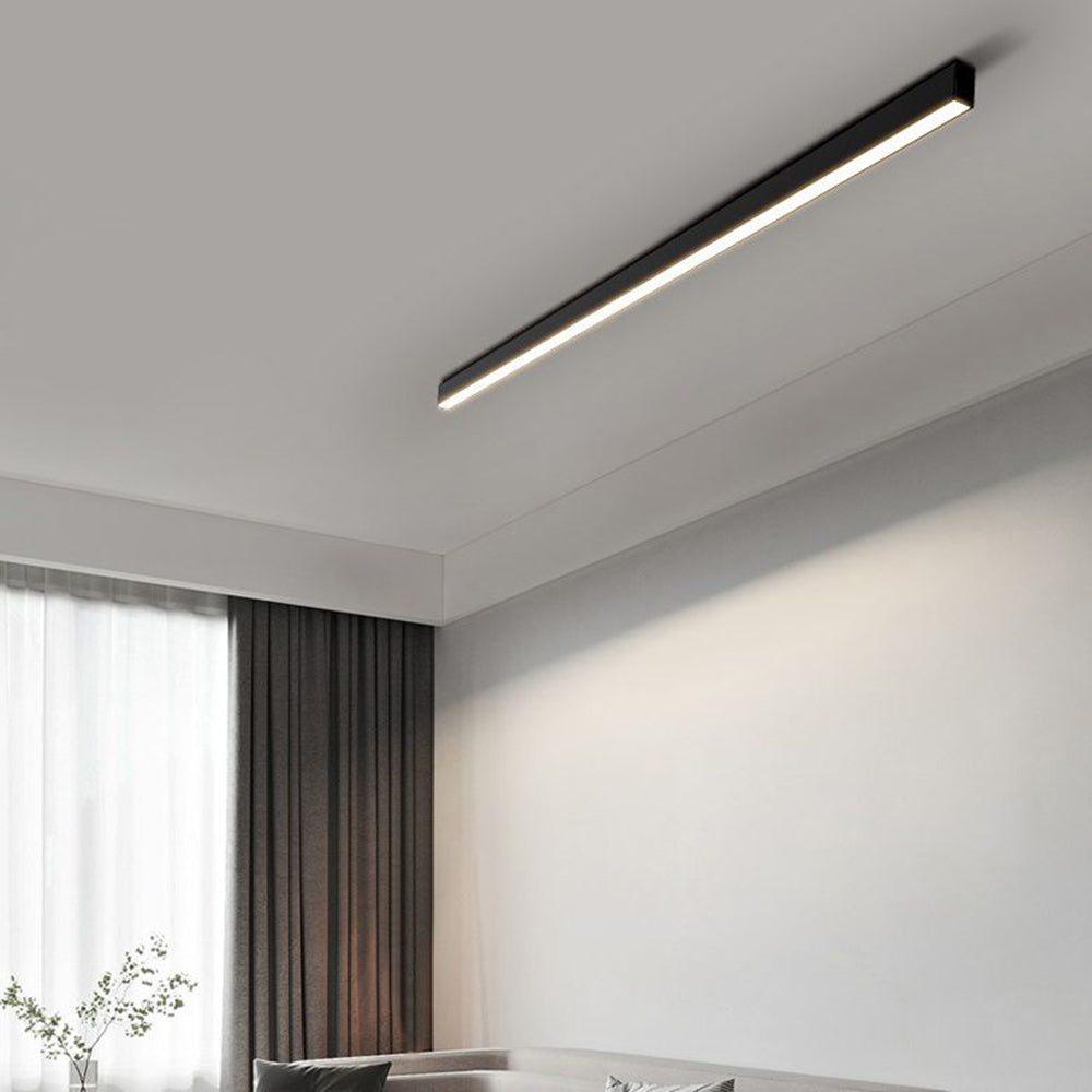Detailansicht der LineaLux LED-Deckenleuchte mit Acrylschirm