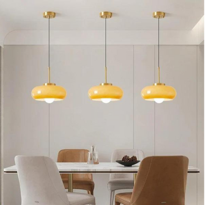 NachtSchimmer | LED-Deckenleuchte – Elegantes Glas-Design